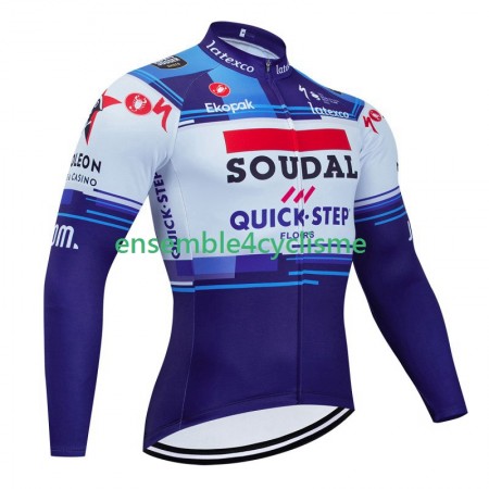 Maillot Cyclisme Manches Longues Soudal Quickstep 2023 Maillot Cyclisme Manches Longues Soudal Quickstep 2023
